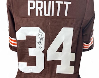 Greg Pruitt autographed signed Cleveland Brown jersey JSA Authenticated