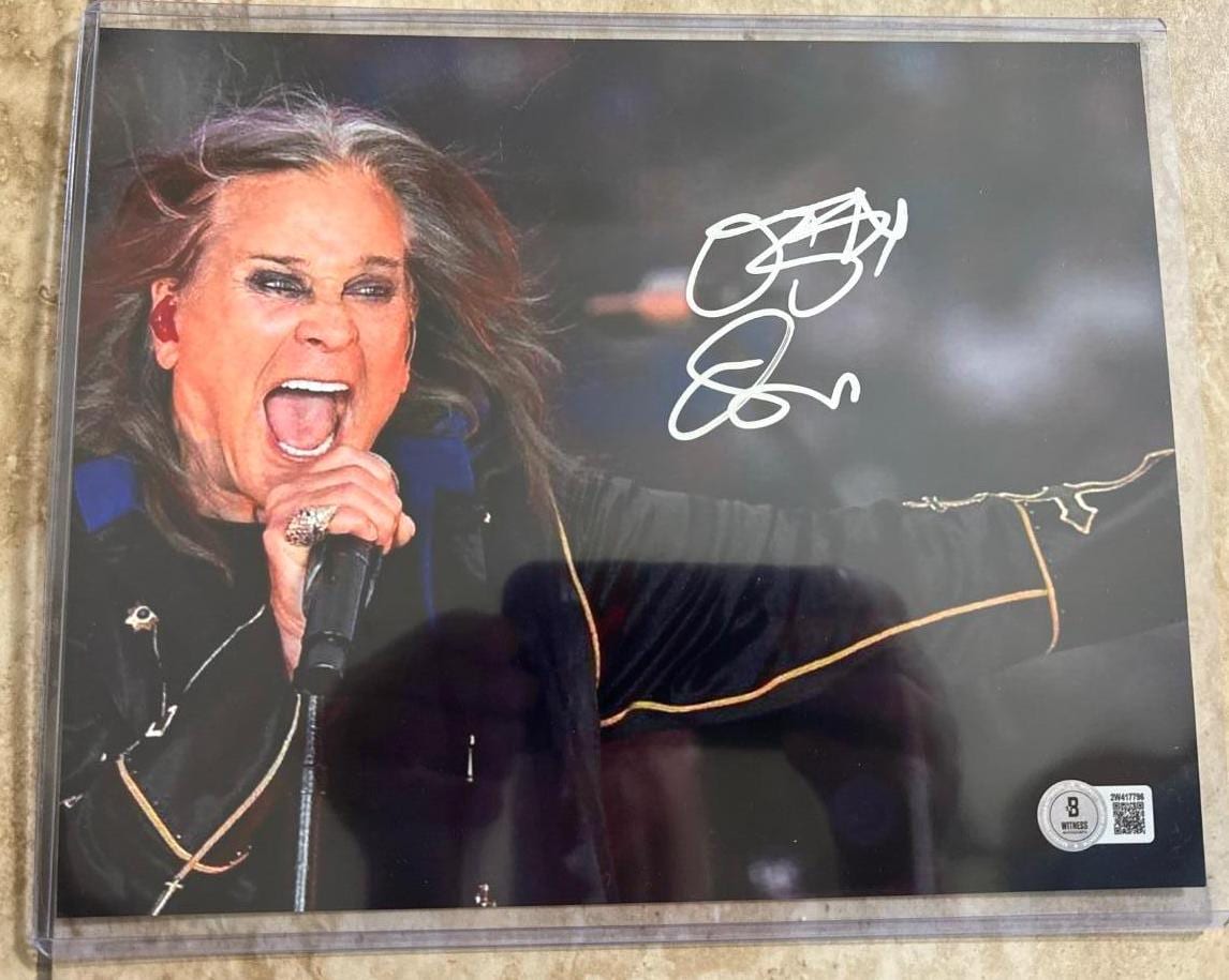 Signed ozzy osbourne memorabilia - Etsy 日本
