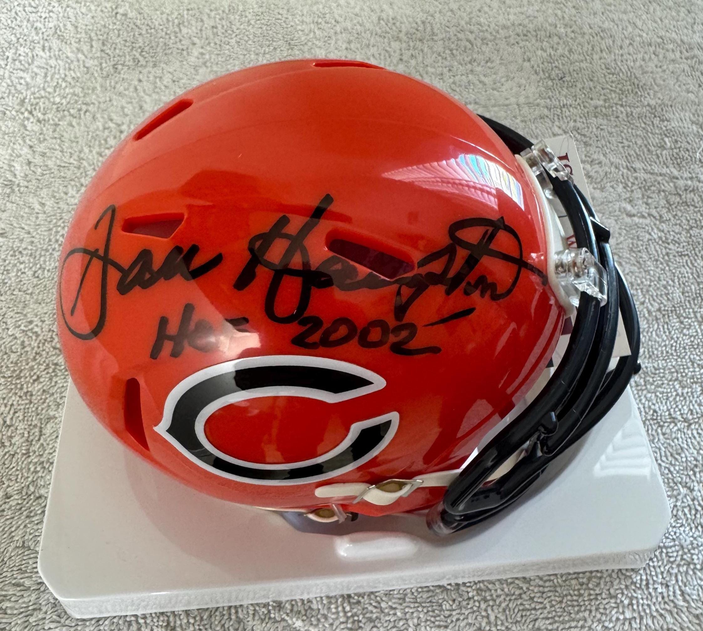 Dan Hampton signed autographed Chicago Bears mini helmet JSA Authenticated
