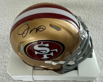 Joe Montana signed autographed San Francisco 49ers mini helmet Montana Hologram
