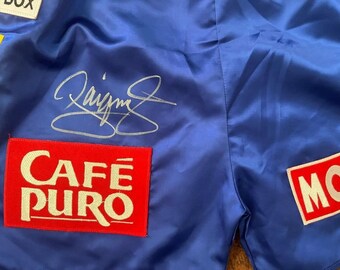 マニー・パッキャオ直筆サイン入りボクシングトランクス