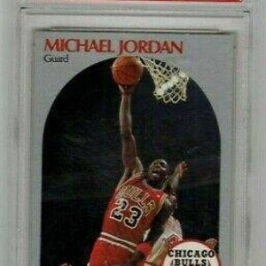 Michael Jordan NBA Hoops 1990 Basketball Card No. 65 Noté 5/10 par PSA/DNA