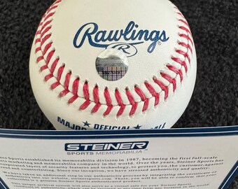 デレク・ジーターの直筆サイン入りMLB公式野球ボール（シュタイナー