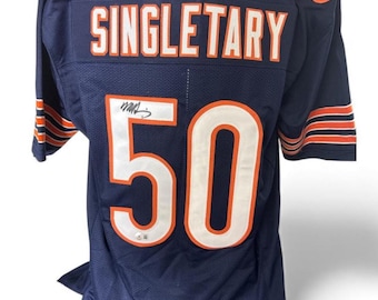 "- ""Jackson"" signiertes Chicago Bears-Trikot mit Inschrift und Beckett-Authentisierung."