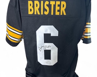Bubby Brister autographed signed Steelers jersey JSA Authenticated