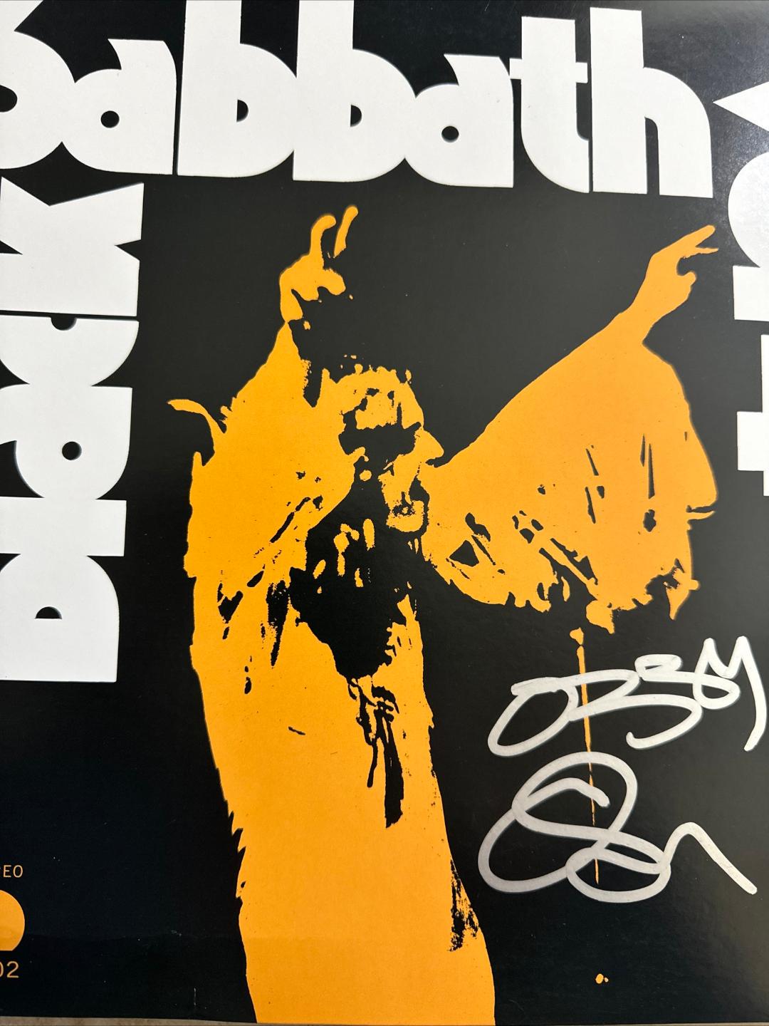 Ozzy Osbourne Signed Autographed Black Sabbath Album Cover Vol4