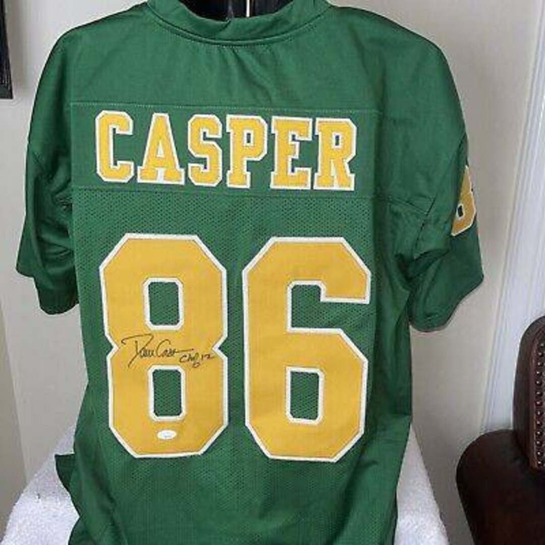 Dave Casper Signed Autographed Notre Dame Fighting Irish Jersey With ...