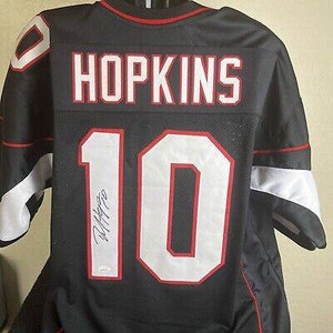 DeAndre Hopkins assinou camisa autografada do NFL Arizona Cardinals com certificado JSA