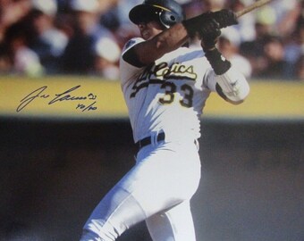 Jose Canseco autographed signed 16 x 20 photo picture JSA Certified