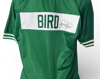 Larry Bird autographed signed Boston Celtics Warm Up jacket Beckett authenticated