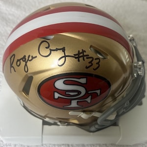 Roger Craig hand signed Autographed San Francisco 49ers mini helmet Beckett Authenticated