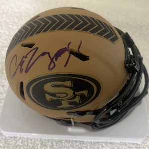 Chase Young autographed signed San Francisco 49ers mini helmet Beckett Authenticated