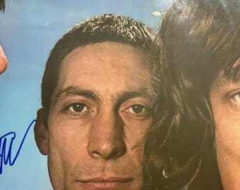 ミック・ジャガー直筆サイン入りブラック＆ブルーアルバムLP PSA認証