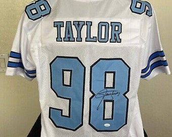 Lawrence Taylor Autographed Signed NCAA Carolina Tarheels Jersey JSA COA