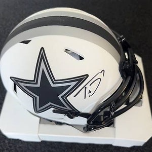 Trevon Diggs Signed Autographed NFL Dallas Cowboys Mini Helmet with Beckett Hologram Authetication