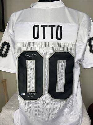 Jim Otto Signed Autographed NFL Oakland Raiders Jersey With