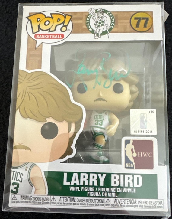ラリー・バードのサイン入りファンコポップ # 77 JSA COA認証済み