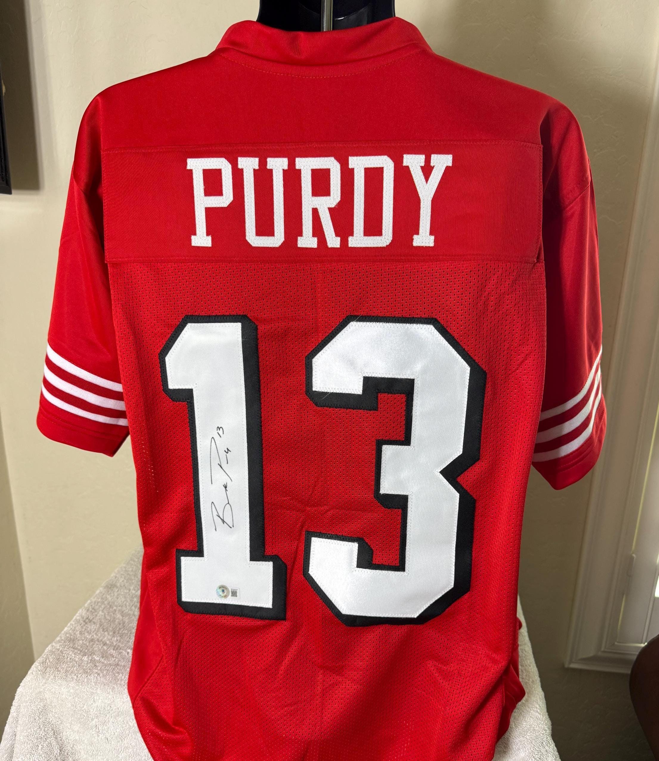 Maillot De Football Rouge Signé De Deebo Samuel De San Francisco