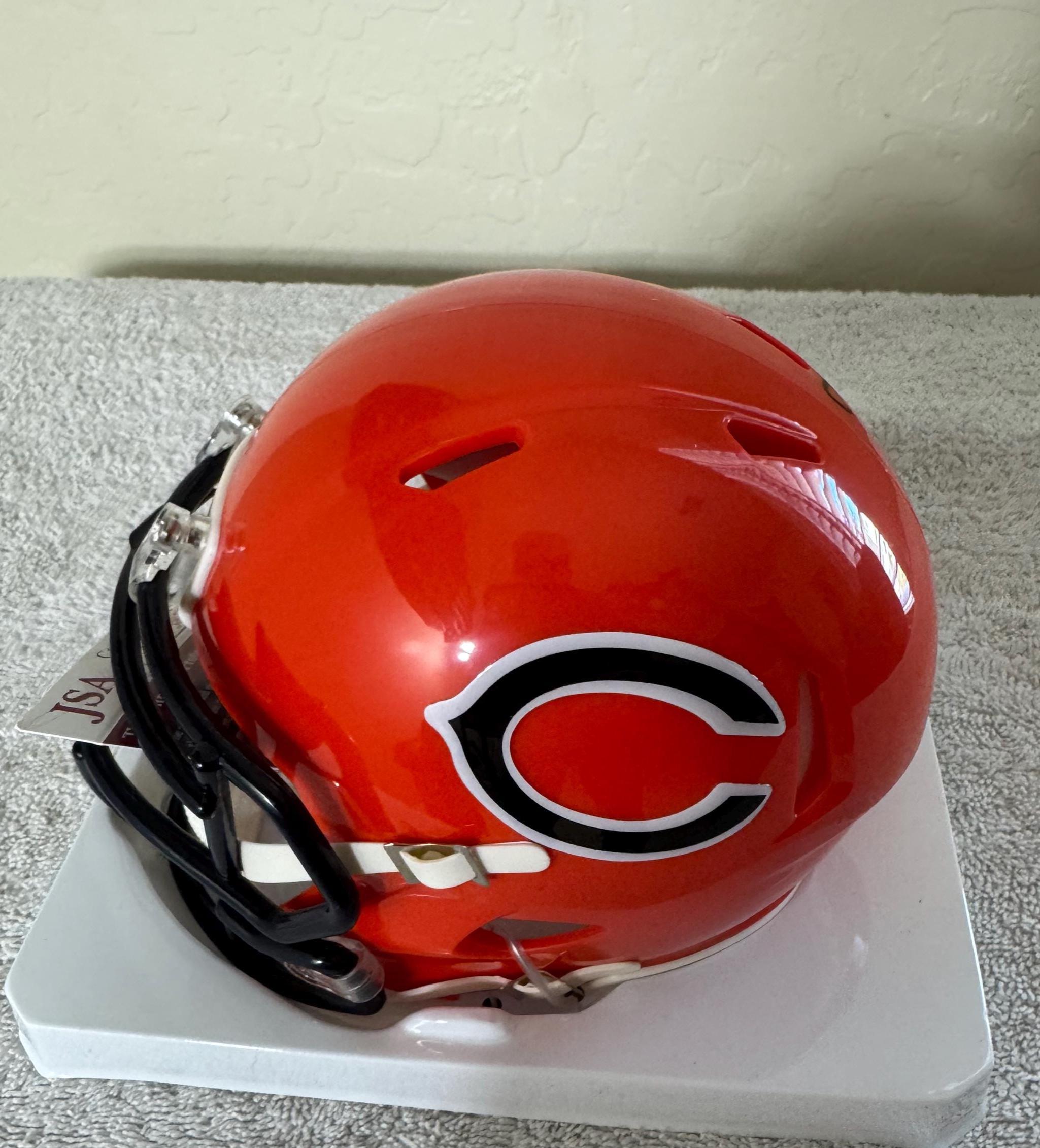 Dan Hampton Signed Autographed Chicago Bears Mini Helmet JSA