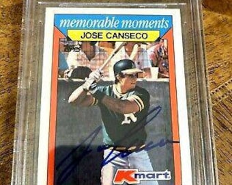 ホセ・カンセコの直筆サインカード - Etsy 日本