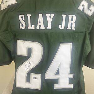 Autographed Darius Slay Jr. #2 Eagles Jersey - Beckett Certified Philadelphia Green XL