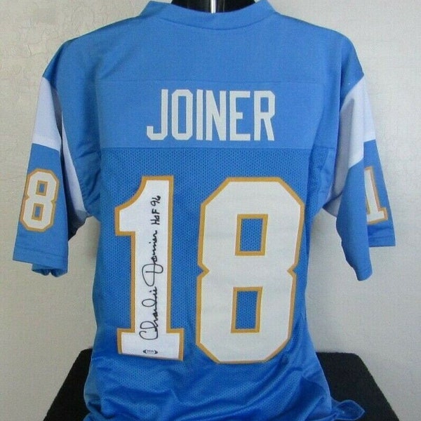 Charlie Joiner Signed Autographed NFL San Diego Chargers Jersey with PSA/DNA Authentication