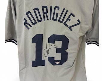 Alex Rodriguez Autographed signed New York Yankees jersey PSA / DNA Authenticated