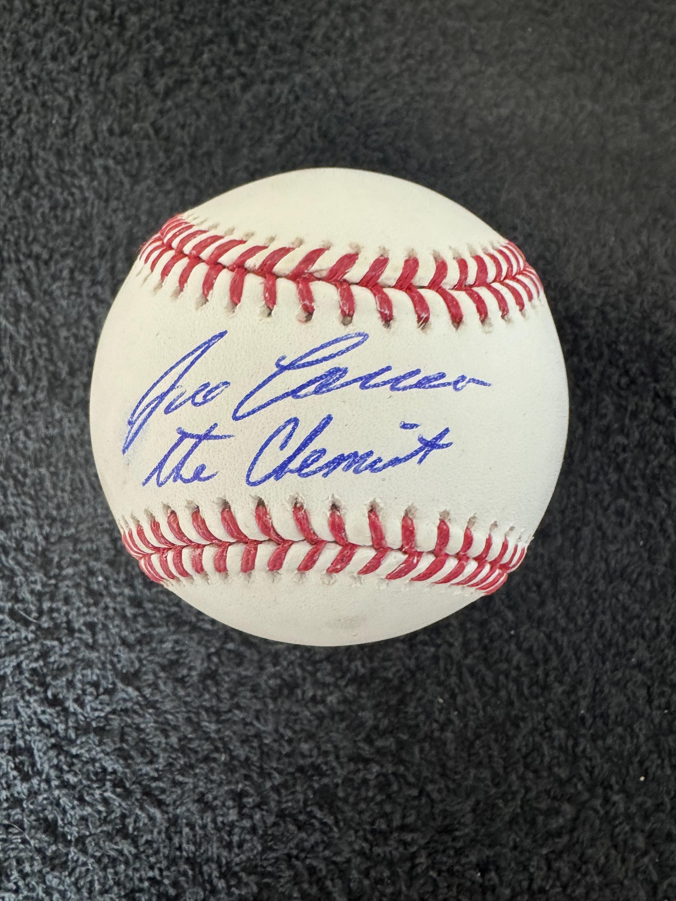 ホセ・カンセコの直筆サイン入り野球ボール「THE CHEMIST」刻印入りJSA