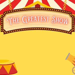 Circus Theater Digital Backdrop