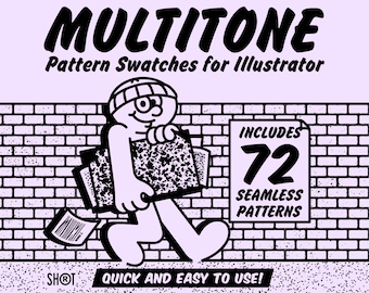 Multitone Pattern Swatches for Adobe Illustrator