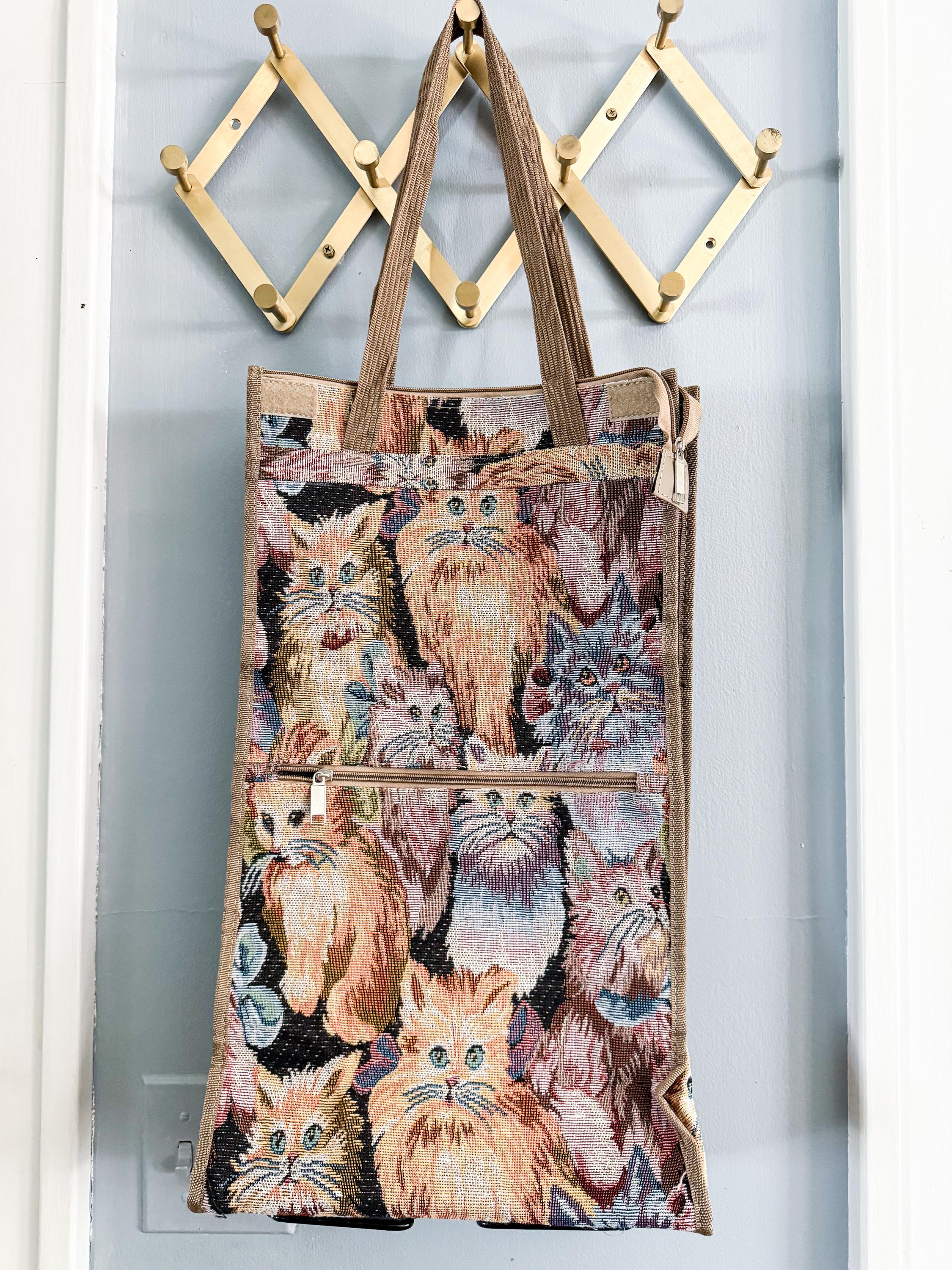 Cat tapestry bag hotsell