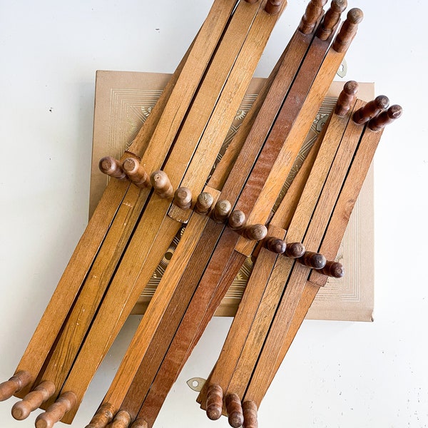 wood accordion rack