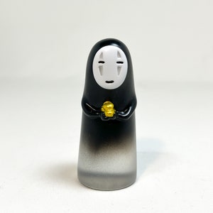 Spirited Away No face (Kaonashi)  - Ghibli figure/ spirited away no face kaonashi model statue/ anime character kaonashi statue - Black