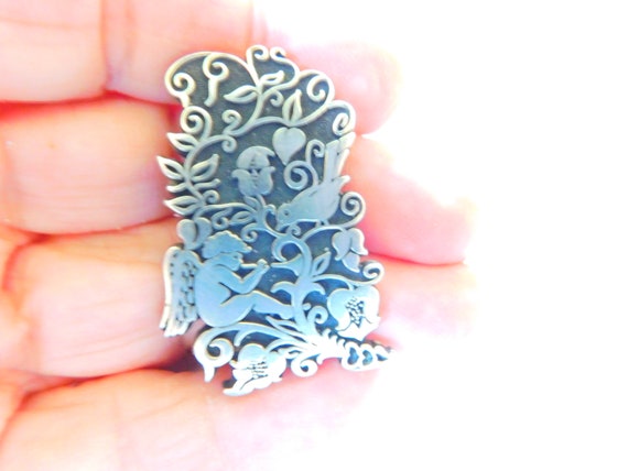 Mexican sterling exquisite pin - image 2
