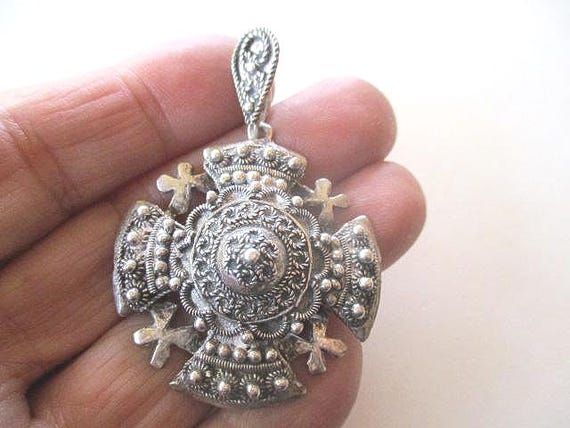 Hand made silver pendant - image 3