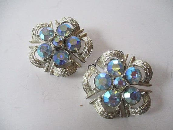 signed Coro clip earrings - image 1