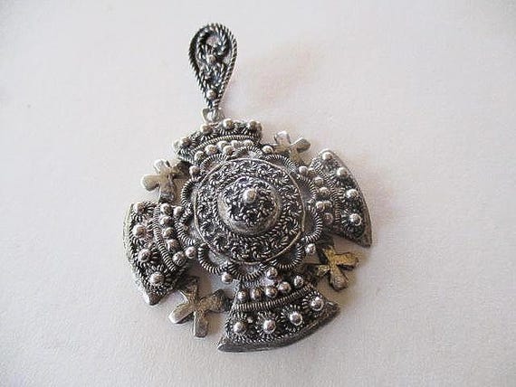Hand made silver pendant - image 1