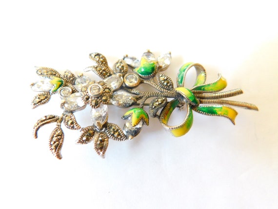 Amazing 1940's vintage brooch - image 2