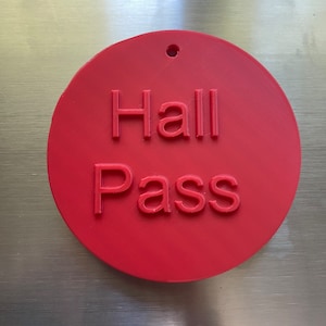 Personalized Hall Pass
