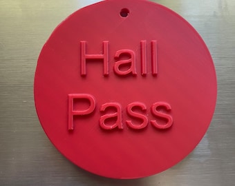 Personalized Hall Pass