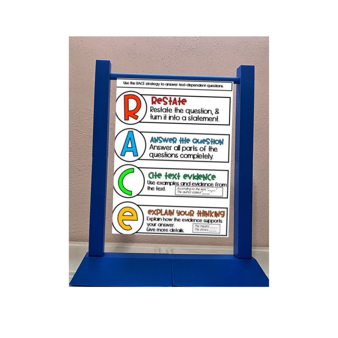 Desktop Anchor Chart Holder Etsy