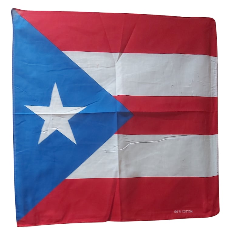 Cuban Flag Bandana Handercheif/puerto Rican Flag Bandana/latin