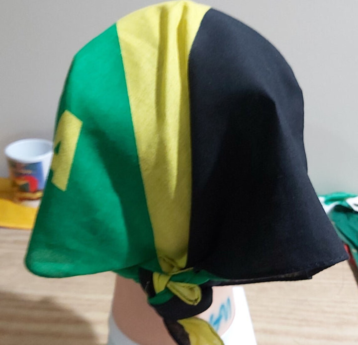 Jamaica Flag Bandana Handkerchief/jamaican Carnival Flag/black History