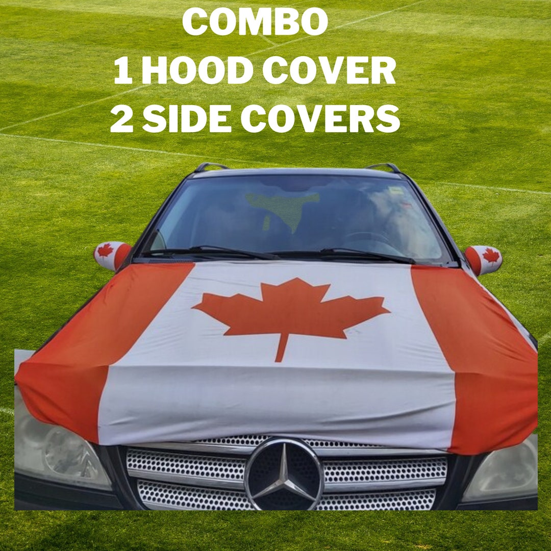 Canada Flag Car Hood Covers/canada World Cup Celebration Car Flag