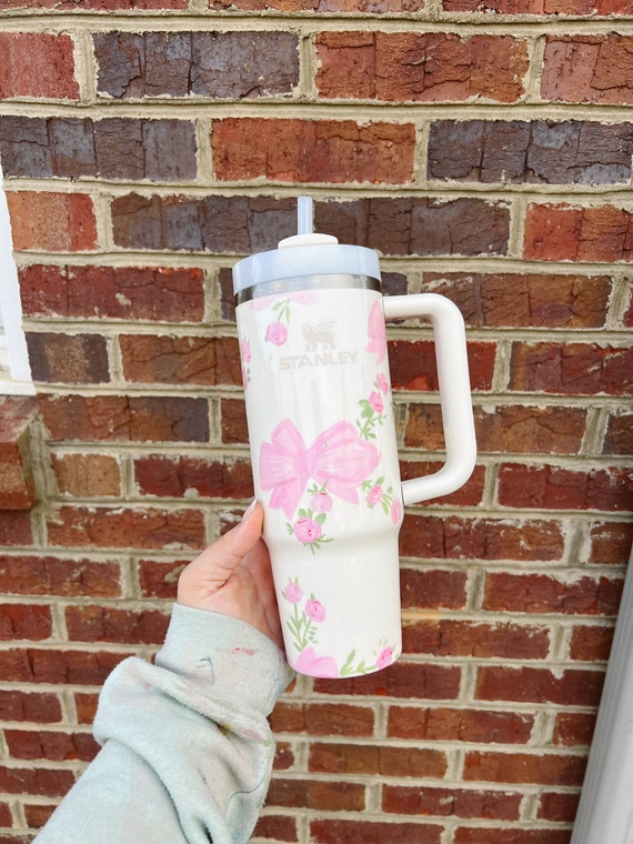 Pink Bow Fancy Tumbler Pink Bow Fancy Tumbler