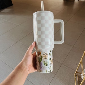 Custom Simple Modern Cup Topper | Multiple Patterns Available!