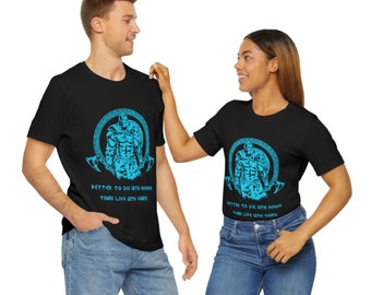 Viking Warrior T-Shirt - Black Viking Gym Shirt - Norse Mythology - Warrior Shirt - Workout Exercise Short-Sleeve T - For Honor!