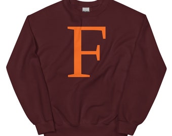 Weasley Sweatshirt F Letter Sweater Fred Weasley