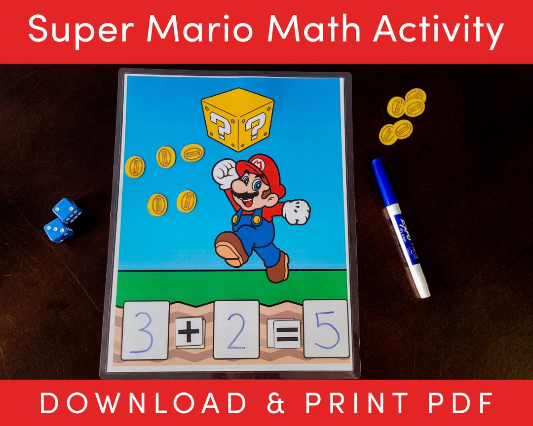 FREE! - 👉 Super Mario Bros.: Mario Maths – I Spy and Count to 5