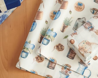 Home Sweet Home Aquarell Seidenpapier, Geschenkverpackung, 10 Stück